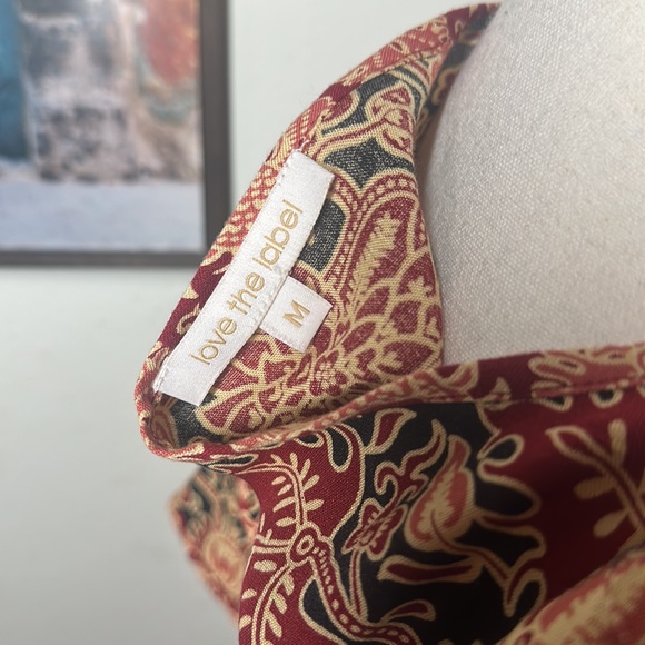 NWT!! Love the Label Anthropologie Jaipur Printed Top - Picture 7 of 8